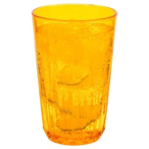 Чаша, тритан, ф8см, h12,5см, 300мл, оранжева, стакабъл, „CRYSTAL“ - APS