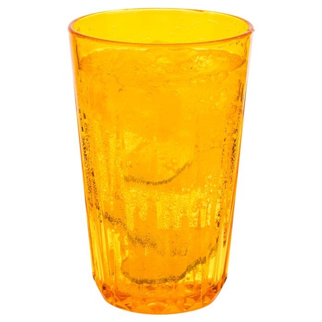 Чаша, тритан, ф8см, h12,5см, 300мл, оранжева, стакабъл, „CRYSTAL“ - APS