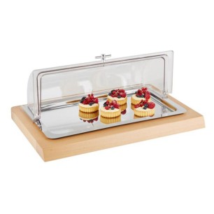 Поликарбонатен капак ролтоп GN1/1  53х32,5см, h19см - APS