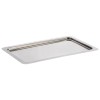 Иноксово плато, GN 1/1, 53х32,5xh1,5см, огледално, стакабъл, PROFI LINE – APS