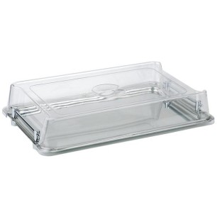 Капак, PET, GN 1/1, 53х32,5xh9см, прозрачен, стакабъл, HOCHSTAPLER – APS
