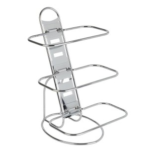 Стойка за бюфет, инокс / хром, GN 1/3,  31,5x32хh48см  LITTLE  - APS