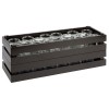 Дървена касетка, правоъгълна, GN 2/4, 55,5x18,5xh10,5см, черна, стакабъл, SUPERBOX – APS