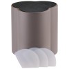 Поставка за прибори с 3 разделения, бетон/силикон, 13x13xh14,5см, сива, „ELEMENT“ – APS