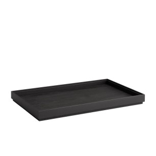 Дървена кутия, правоъгълна, GN 1/1, 53x32,5xh4,5см, черна, стакабъл, VALO – APS