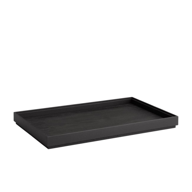 Дървена кутия, правоъгълна, GN 1/1, 53x32,5xh4,5см, черна, стакабъл, VALO – APS