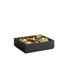 Дървена кутия, правоъгълна, GN 1/2, 32,5x26,5xh8,5см, черна, стакабъл, VALO – APS
