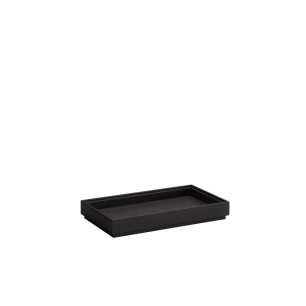 Дървена кутия, правоъгълна, GN 1/3, 32,5x17,5xh4,5см, черна, стакабъл, VALO – APS