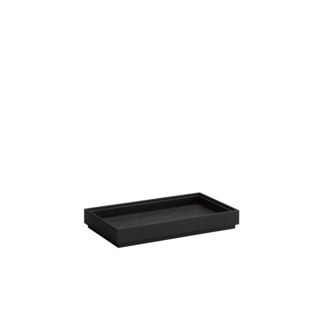 Дървена кутия, правоъгълна, GN 1/3, 32,5x17,5xh4,5см, черна, стакабъл, VALO – APS