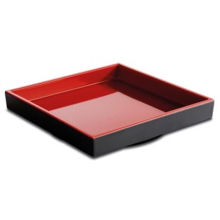 Меламинова купа Bento черно/червено 15,5х15,5см 190мл ASIA PLUS - APS