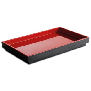 Меламинова купа Bento черно/червено 25х15,5см 300мл ASIA PLUS - APS