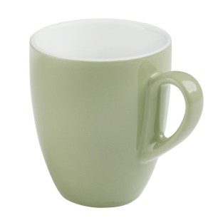 Порцеланова чаша MUG, ф8,5см, h10см, 330мл, зелена, стакабъл, SNUG – APS