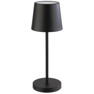 Лампа за маса, настолна, метал, IPS4, кръгла, ф9см, h25см, черна, MERLE MINI – APS