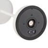 Лампа за маса, настолна, метал, IPS4, кръгла, ф8см, h20см, бяла, ALVA – APS
