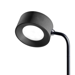 LED осветителна глава за бюфет, кръгла, безжична, RGB, ф10см, h4,5см, черна, VALUMO – APS