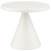 Лампа за маса, настолна, метална, IPS4, кръгла, ф13см, h11,5см, бяла, CONE MINI – APS
