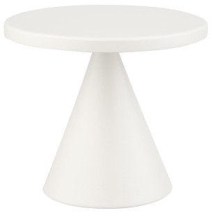 Лампа за маса, настолна, метална, IPS4, кръгла, ф13см, h11,5см, бяла, CONE MINI – APS