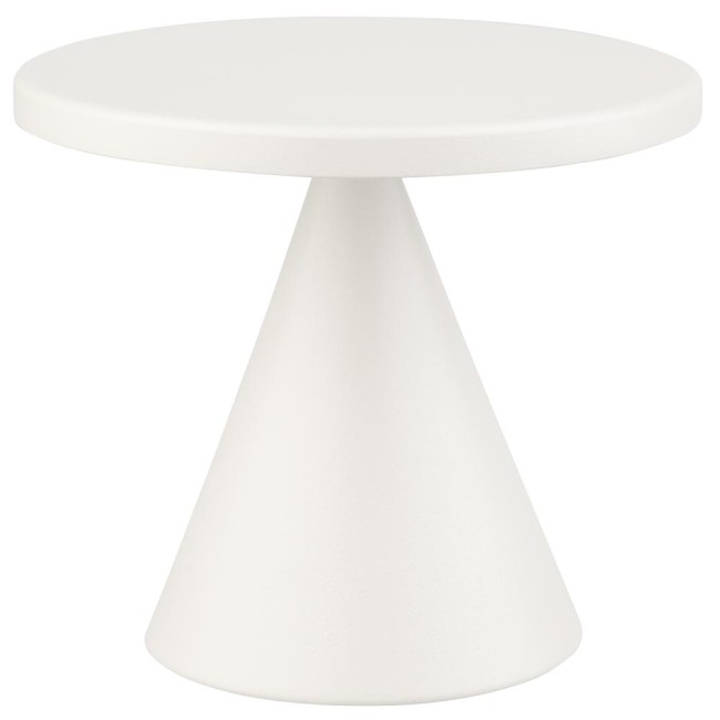 Лампа за маса, настолна, метална, IPS4, кръгла, ф13см, h11,5см, бяла, CONE MINI – APS