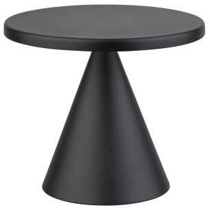 Лампа за маса, настолна, метална, IPS4, кръгла, ф13см, h11,5см, черна, CONE MINI – APS