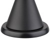Лампа за маса, настолна, метална, IPS4, кръгла, ф13см, h11,5см, черна, CONE MINI – APS
