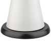 Лампа за маса, настолна, метална, IPS4, кръгла, ф13см, h18см, бяла, CONE – APS
