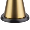 Лампа за маса, настолна, метална, IPS4, кръгла, ф13см, h18см, златиста, CONE – APS