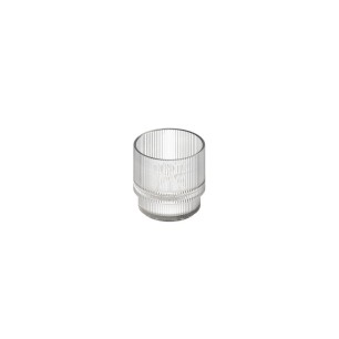 Стъклена чаша, ниска, ф7,5см, h7,5см, 175мл, прозрачна, стакабъл, THE GRID – APS