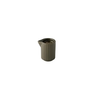 Порцеланова каничка за мляко / сос, кръгла, ф4,5см, h6,5см, 40мл, кафява, стакабъл, THE GRID – APS