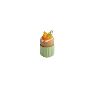 Порцеланова купичка / коктиера, кръгла, ф4,5см, h4см, 25мл, зелена, стакабъл, THE GRID – APS