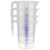 Полипропиленова мерителна кана, ф15см, h20,5см, 2л, прозрачна, стакабъл, STACKABLE – APS