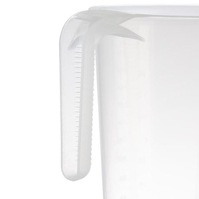 Полипропиленова мерителна кана, ф15см, h20,5см, 2л, прозрачна, стакабъл, STACKABLE – APS