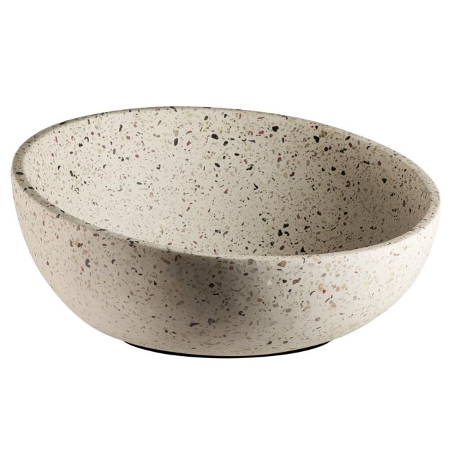 Купа скосена, бетон, ф29,5см, h8,5 / 14,5см, 2,5л, стакабъл, TERRAZZO – APS