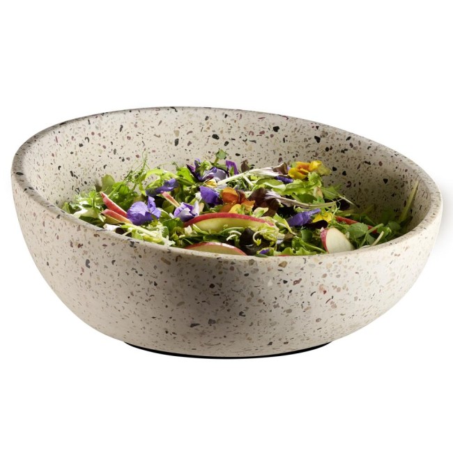 Купа скосена, бетон, ф29,5см, h8,5 / 14,5см, 2,5л, стакабъл, TERRAZZO – APS