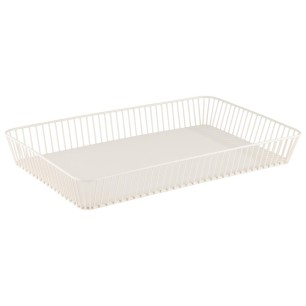 Метален панер, GN1/1, 53x32,5см, h7см, бял, стакабъл, URBAN – APS