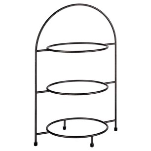 Метална стойка на 3 нива, неплъзгащи крачета, 29x19,5xh43см, INDUSTRIAL – APS