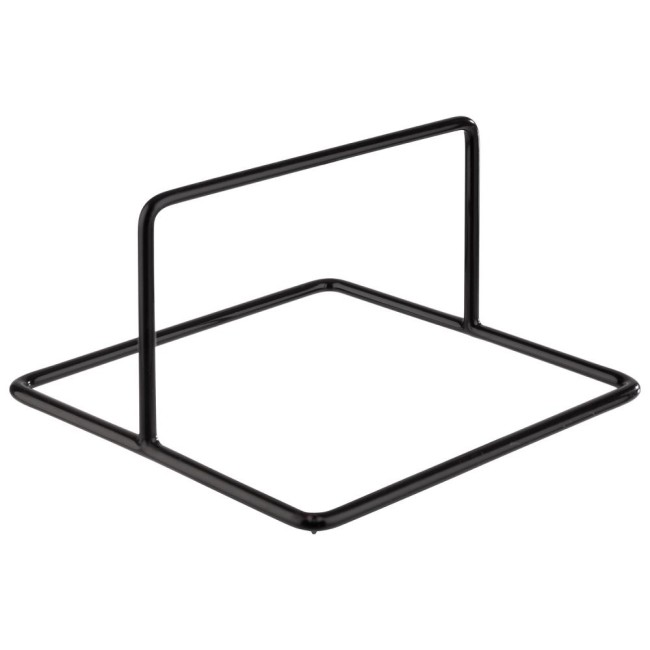 Метална стойка за бюфет, 12x12xh7см, черна, стакабъл, „SQUARE“ – APS