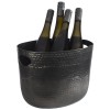 Алуминиева шампаниера с 2 дръжки, 30x23,5xh23см, 7л, черна, стакабъл, XL – APS