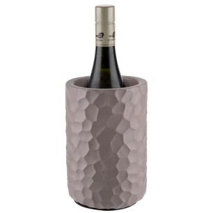 Охладител за бутилка, бетон, кръгъл, ф12/10см, h19см, сив, ELEMENT – APS