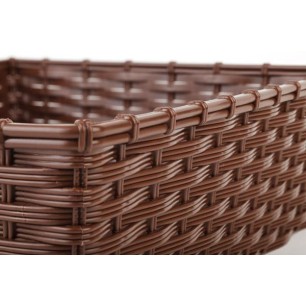 Полипропиленов панер 39,5х29,5см, h10см WICKER LOOK - APS