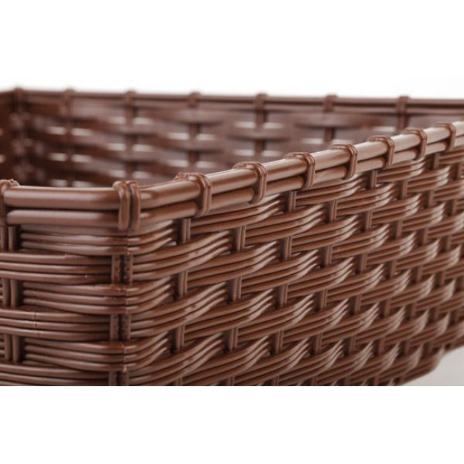 Полипропиленов панер 39,5х29,5см, h10см WICKER LOOK - APS