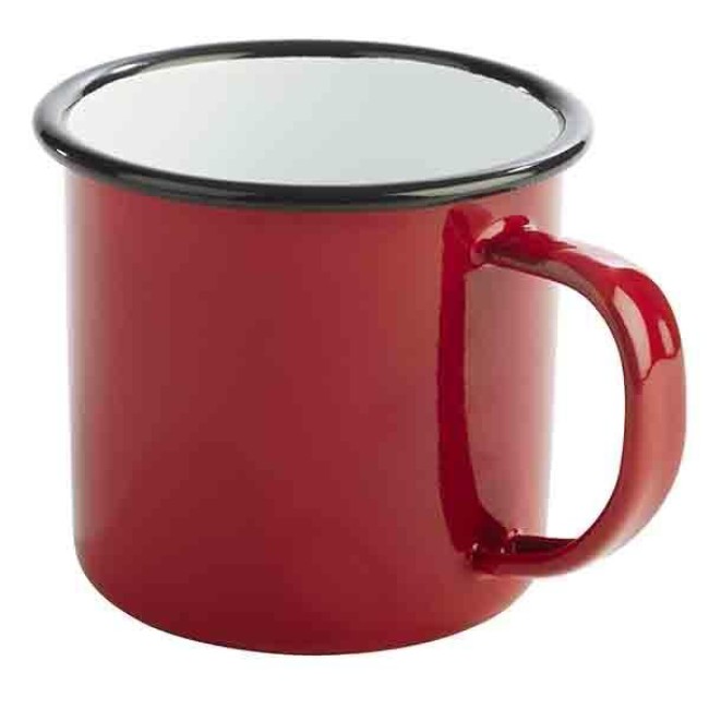 Емайлирано канче червено/черно 350мл ENAMELWARE - APS
