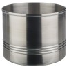 Иноксова купа / буркан за сервиране, кръгла, ф13,5см, h10,5см, 1,3л, стакабъл – APS
