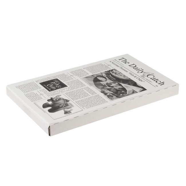 Хартия за презентация, 42x25см, 500бр., правоъгълна, черна/бяла, SNACKHOLDER - APS