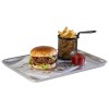 Хартия за презентация, 42x25см, 500бр., правоъгълна, черна/бяла, SNACKHOLDER - APS