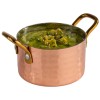 Иноксова релефна мини тенджера, кръгла, ф9см, h5,5см, 300мл, copper, „MUMBAI“ – APS