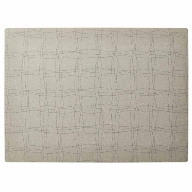 Силиконова подхожка за хранене, правоъгълна, 45x33см, бежаво, VELMA – APS