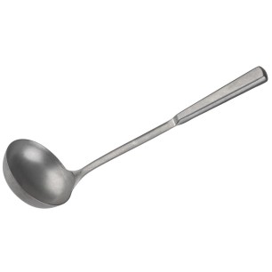 Иноксов черпак с ергономична дръжка, 18/0, ф9см, 24см, 100мл, vintage, SOLID – APS