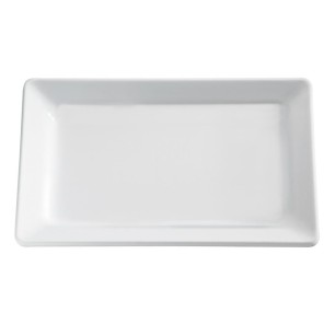 Плато, PET, GN 1/2, правоъгълно, 32,5x26,5xh3см, бяло, стакабъл, FRIENDLY – APS