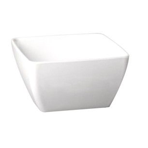Купа, PET, квадратна, 25x25см, h12см, 3,8л, бяла, стакабъл, FRIENDLY – APS