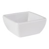 Купа, PET, квадратна, 6,5x6,5см, h3см, 50мл, бяла, стакабъл, FRIENDLY – APS